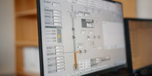 Illustrations of how the EC-Drill Dual MPD work shown on a computer screen